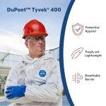 DuPont TY122 Disposable White Coverall, 3X-Large