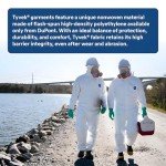 DuPont TY122 Disposable White Coverall, 3X-Large