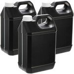 Hacaroa 3 Pack 1 Gallon Plastic Oil Jugs