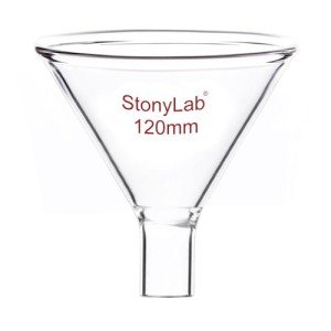 Stonylab Heavy Wall Borosilicate Glass Powder Funnel