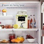 1 Gallon Glass Beverage Dispenser with Airtight Cap