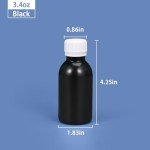 Wide Mouth PE Plastic Reagent Bottle - 3.4oz