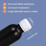 Wide Mouth PE Plastic Reagent Bottle - 3.4oz