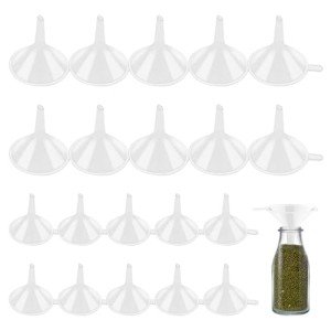 20PCS Mini Clear Funnels for Small Bottle Filling
