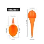 3-Pack Long Neck Oil Funnel Set for Automotive Use
