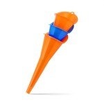 3-Pack Long Neck Oil Funnel Set for Automotive Use