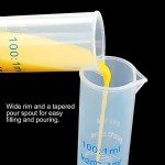 100ml Plastic Graduated Cylinder Set - 5 Pack