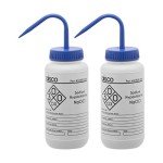 EISCO 2PK 500ml Wash Bottles for Bleach