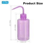 PATIKIL 250ml Plastic Wash Bottles - 2 Pack