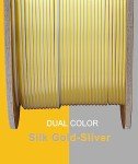 Silk PLA Dual Color 3D Printer Filament 1kg