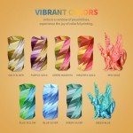 Silk PLA Dual Color 3D Printer Filament 1kg