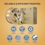 Silk PLA Dual Color 3D Printer Filament 1kg
