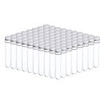 80Pcs 45ml Plastic Test Tubes with Caps