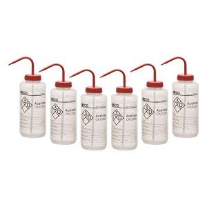 EISCO 1000ml Acetone Wash Bottle 6-Pack