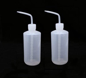 2-Pack 500ML LDPE Plastic Wash Bottles