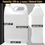 Heavy Duty 1 Gallon HDPE Plastic Jug