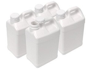 4-Pack of 2.5 Gallon F-Style Plastic Jugs