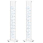 250ml Graduated Measuring Cylinders - 2 Pack