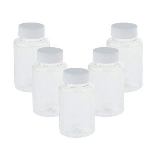 5-Pack Sterile Wide Mouth Graduated Reagent Bottles