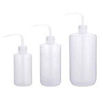Plastic Safety Wash Bottles Set - 250ml, 500ml, 1000ml