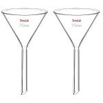 StonyLab 2-Pack Heavy Wall Borosilicate Funnels