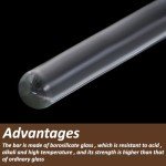 Borosilicate Glass Stir Rods - 8 Pcs Set