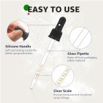 Glass Dropper Pipettes for SodaStream Drops - 3 Pack