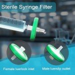Syringe Filters, 10 Pack, 0.22um, Sterile