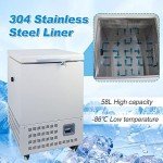 -86°C Ultra-Low Temperature Lab Freezer 58L