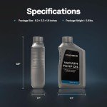 VIVOHOME High Viscosity Vacuum Pump Oil 330ml