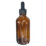 24-Pack of 4 oz. Amber Boston Bottles with Droppers