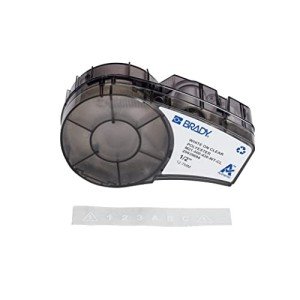 Brady Harsh Environment Polyester Label - White/Clear
