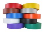 10-Pack Rainbow Electrical Tape - Waterproof & Safe