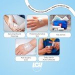 Soft Medical Tape Rolls with Dispenser - Hypoallergenic