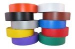 10-Pack Rainbow Electrical Tape - Waterproof & Safe
