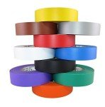 10-Pack Rainbow Electrical Tape - Waterproof & Safe