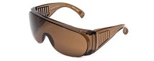 Calabria 1003 Fit Over Safety Glasses - Copper Brown