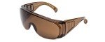 Calabria 1003 Fit Over Safety Glasses - Copper Brown