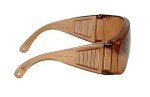 Calabria 1003 Fit Over Safety Glasses - Copper Brown