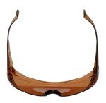 Calabria 1003 Fit Over Safety Glasses - Copper Brown