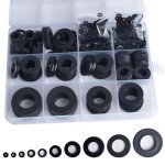 Nylon Flat Washers Assortment Kit - 600 Pieces