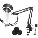 3-in-1 Solder Fume Extractor with Light & Hands