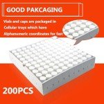 20 mL Borosilicate Glass Scintillation Vials, 100 Pack