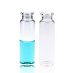 Clear Flat Bottom Borosilicate Glass Vials, 20 ml (100)
