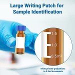 2ml Autosampler Vials - 100 Pack with Caps