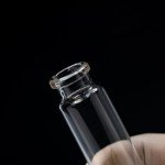 Clear Flat Bottom Borosilicate Glass Vials, 20 ml (100)