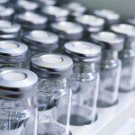 Clear Flat Bottom Borosilicate Glass Vials, 20 ml (100)