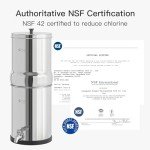 FACHIOO Gravity-Fed Stainless Steel Water Filter