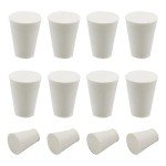 Kyuionty 12 Pack Solid Rubber Lab Stoppers