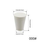 Kyuionty 12 Pack Solid Rubber Lab Stoppers